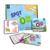 Spot the Odd One with 5 Activity Cards and 1 Marker