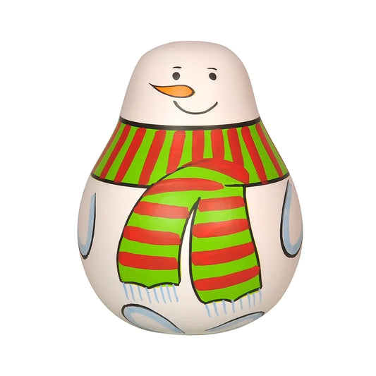 Buy Thasvi Roly Poly Snowman Wooden Toy - SkilloToys.com