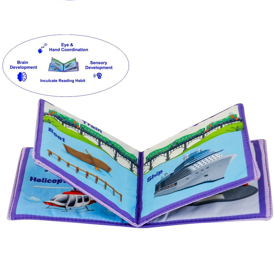 Buy Transport Mini Cloth Book English For Kids - SkilloToys.com