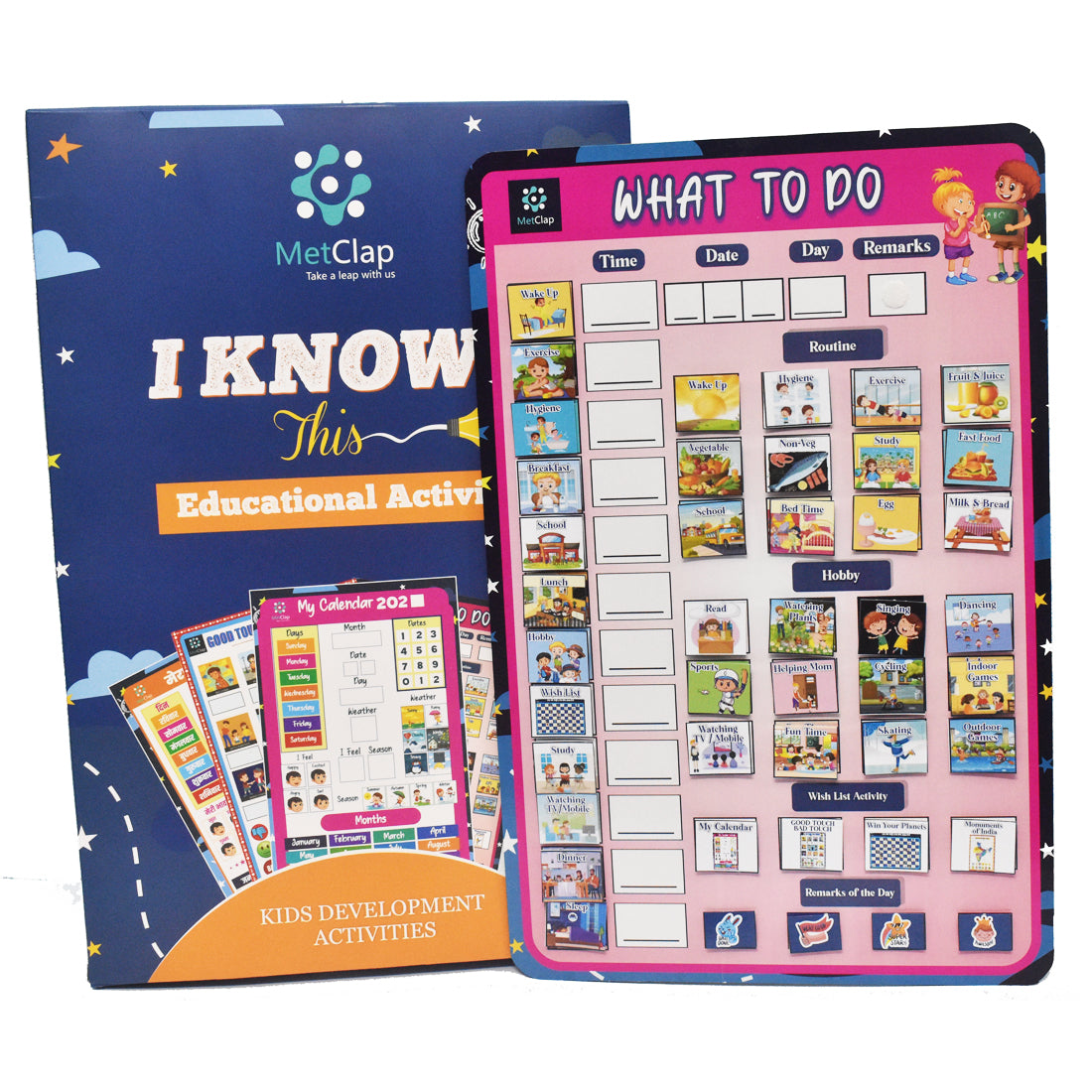 What To Do Activity Board Game for Kids