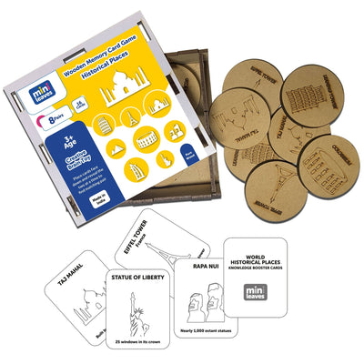 Buy Wooden 8 Wonders of the World Card Game - SkilloToys.com