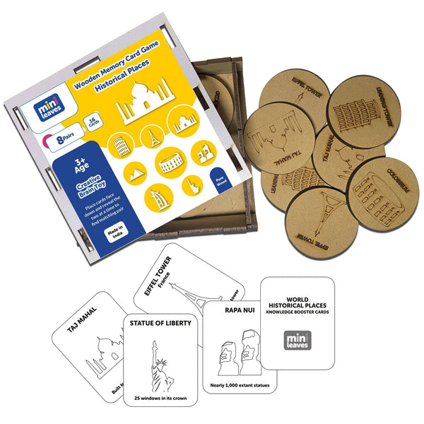 Buy Wooden 8 Wonders of the World Card Game - SkilloToys.com