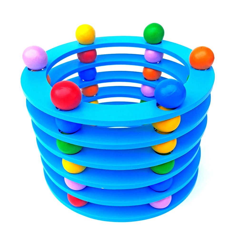 Buy Wooden Big Circle Ball Stacking Tower - SkilloToys.com