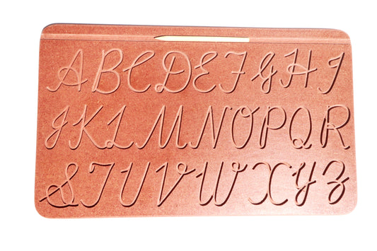 Buy Wooden Capital Cursive Alphabet Tracing Board - SkilloToys.com