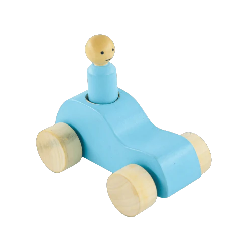 Buy Wooden Car with Peg Doll Toy for Babies - SkilloToys.com