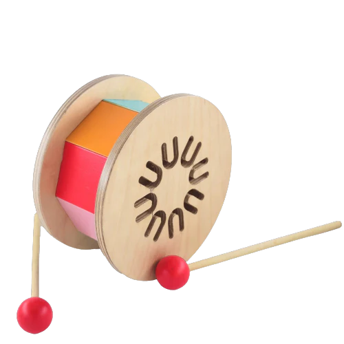 Buy Wooden Drum Toy For Babies - SkilloToys.com