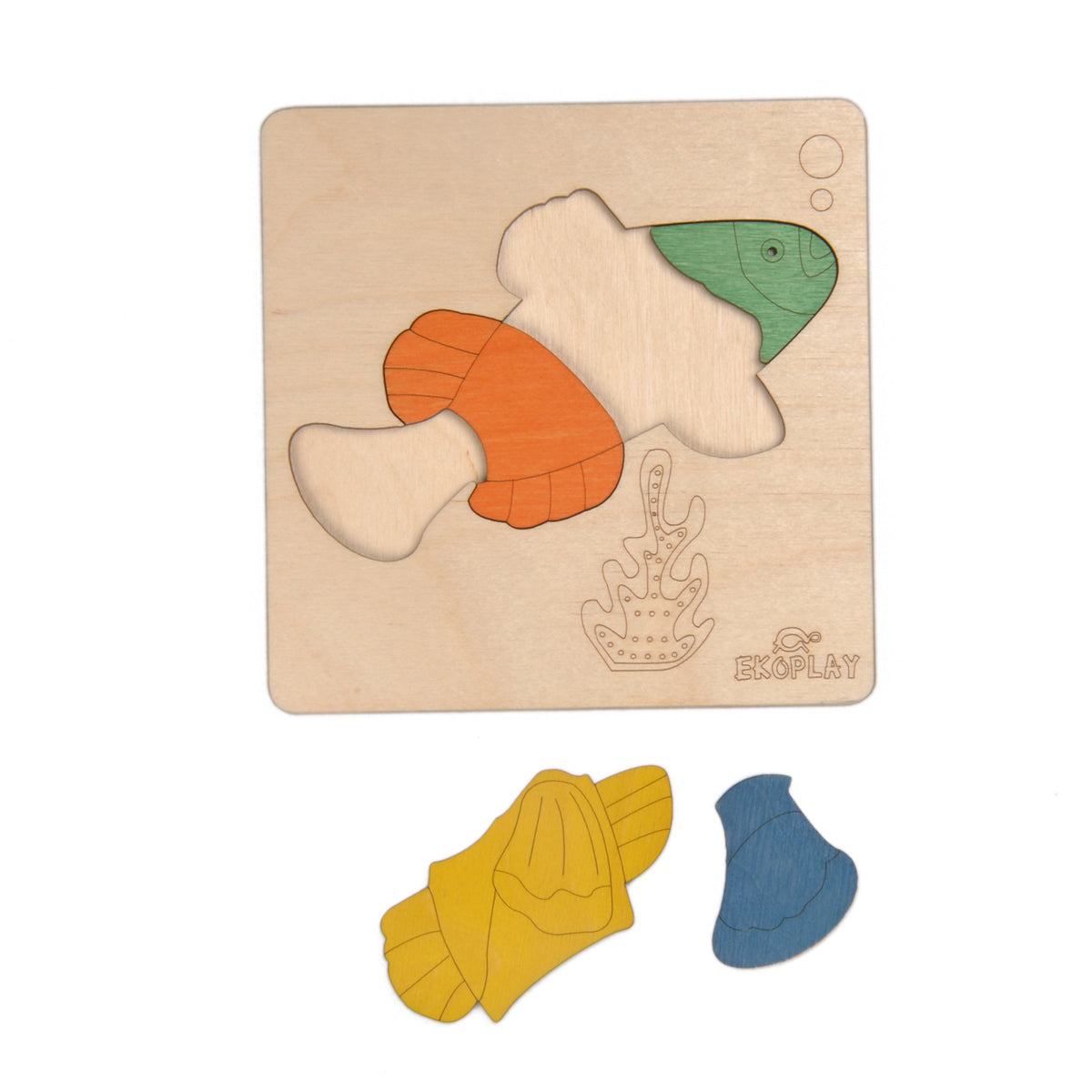 Buy Wooden Fish In a Pond Puzzle Board - SkilloToys.com