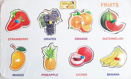 Buy Wooden Fruits Learning Board - SkilloToys.com