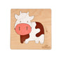 Buy Wooden Happy Cow Puzzle Board - SkilloToys.com