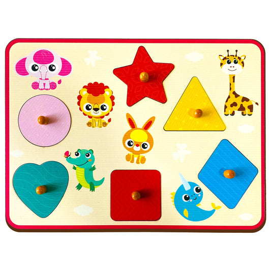 Buy Wooden Hide N See Shape Sorter Puzzle - SkilloToys.com