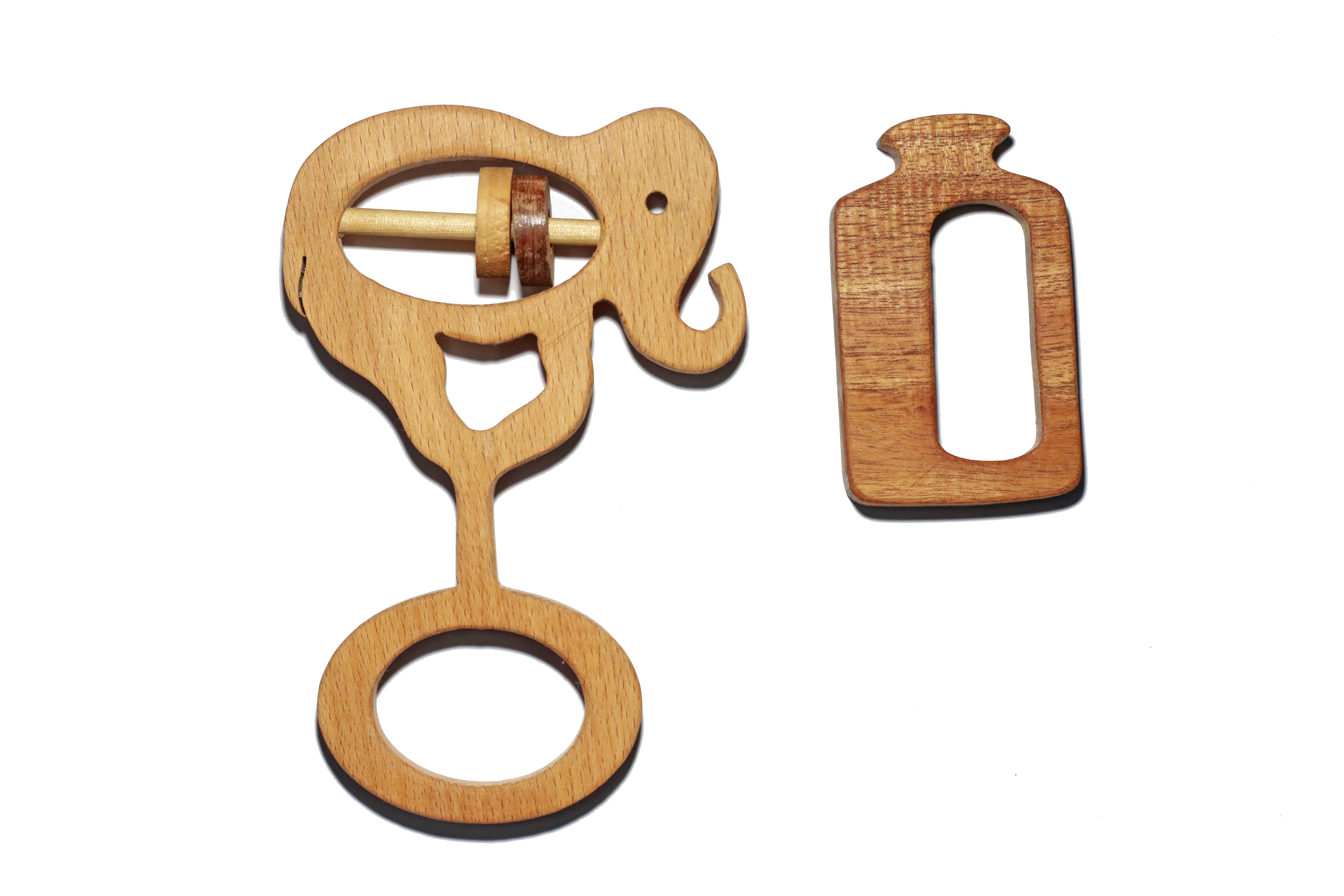 Buy Wooden Huge Jumbo Rattle - SkilloToys.com