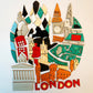 Buy Wooden Iconic London Puzzle Board - SkilloToys.com