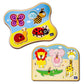 Buy Wooden Jungle Animal and Insects Friends Jumbo Peg Puzzle - SkilloToys.com