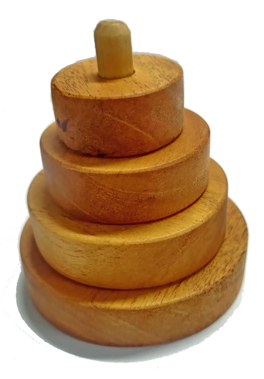 Buy Wooden Natural Color Stacker - SkilloToys.com