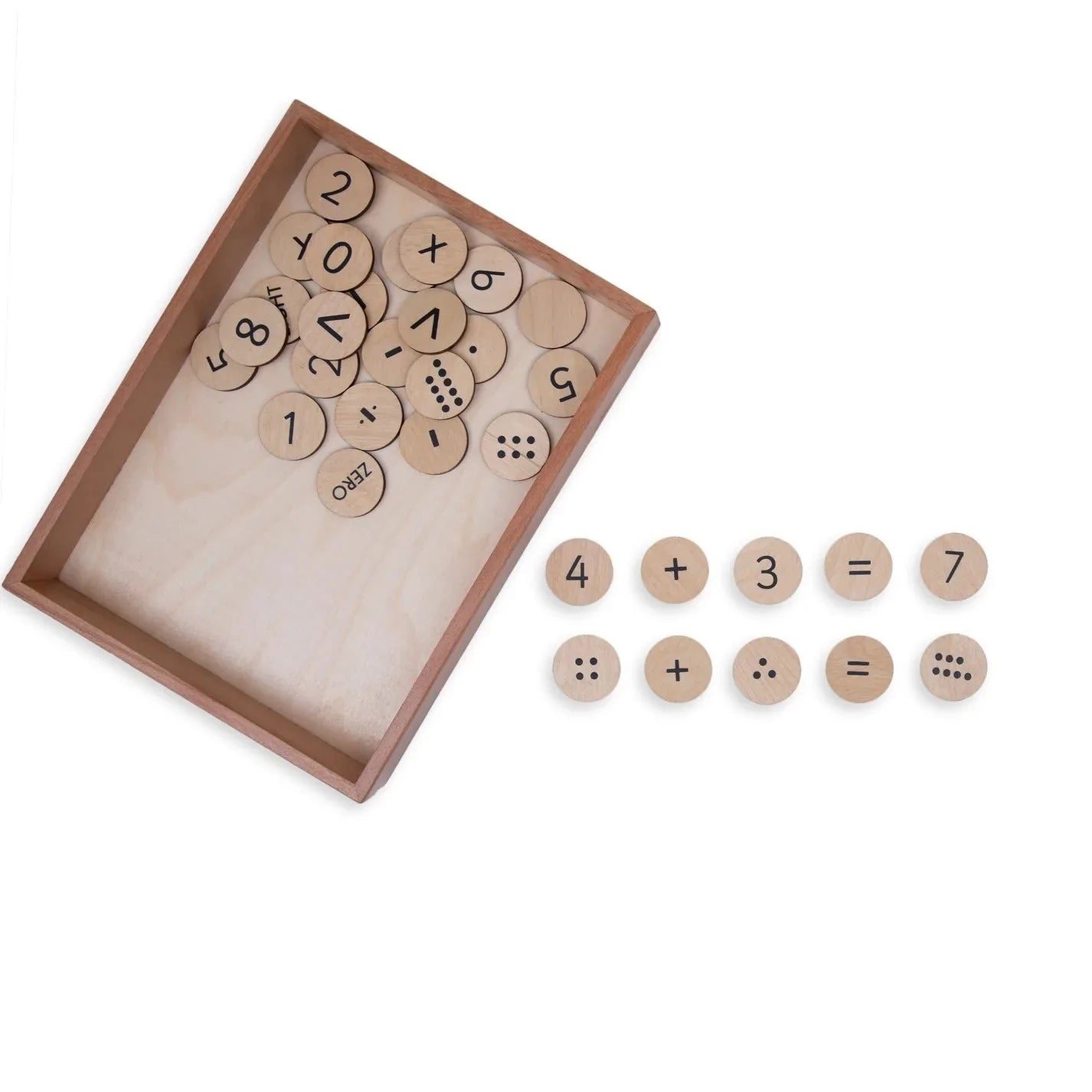 Buy Wooden Number Learning Coins - SkilloToys.com