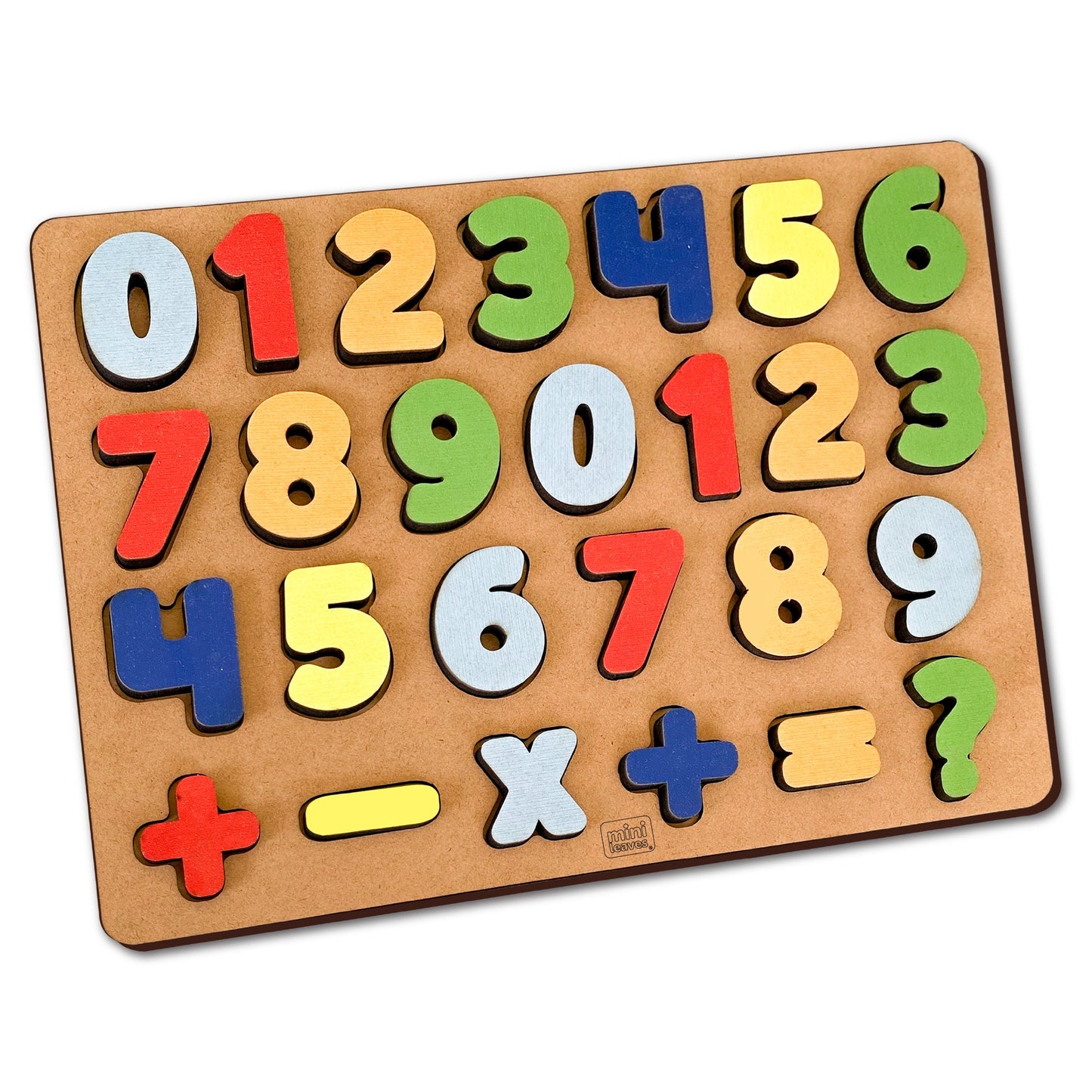 Buy Wooden Number Shape Learing Puzzle - SkilloToys.com