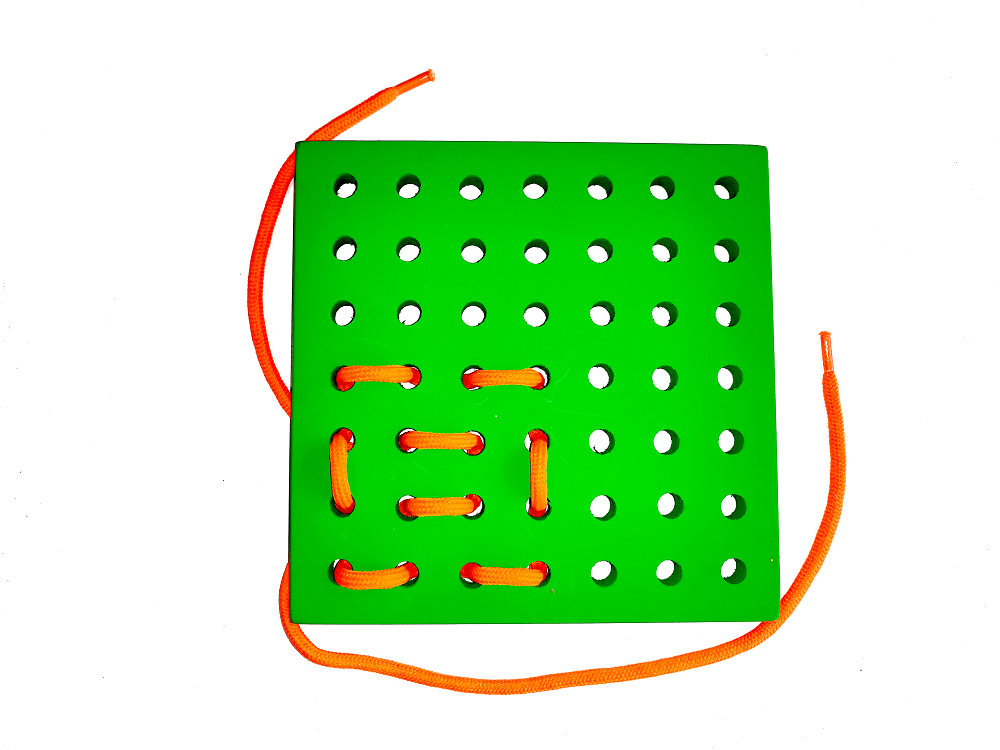Buy Wooden Single Square Weaving Slate - SkilloToys.com