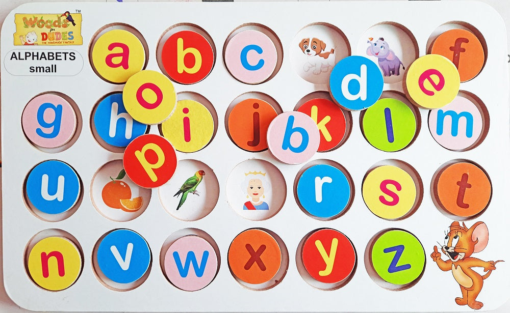 Buy Wooden Small Alphabet - SkilloToys.com