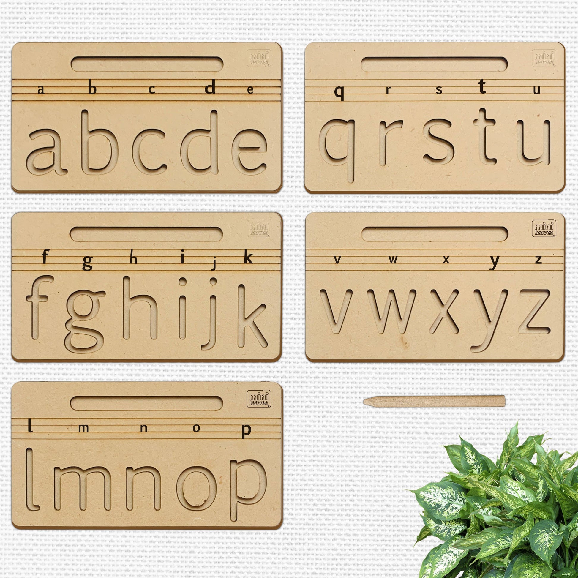 Buy Wooden Small Alphabet Tracing Board With Dummy Pencil - SkilloToys.com