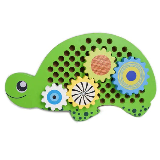 Buy Wooden Tortoise Gear Toy - SkilloToys.com