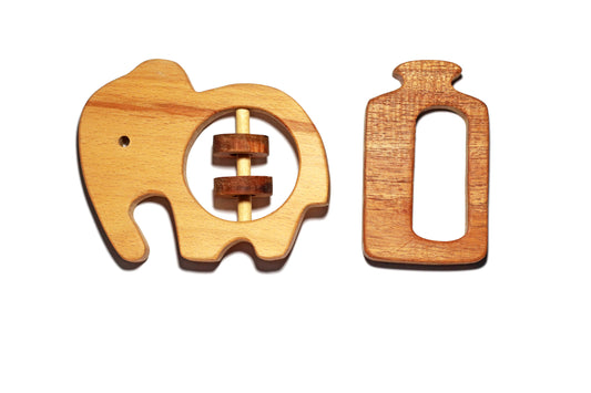Buy Wooden the Gaint Elephant Rattle - SkilloToys.com