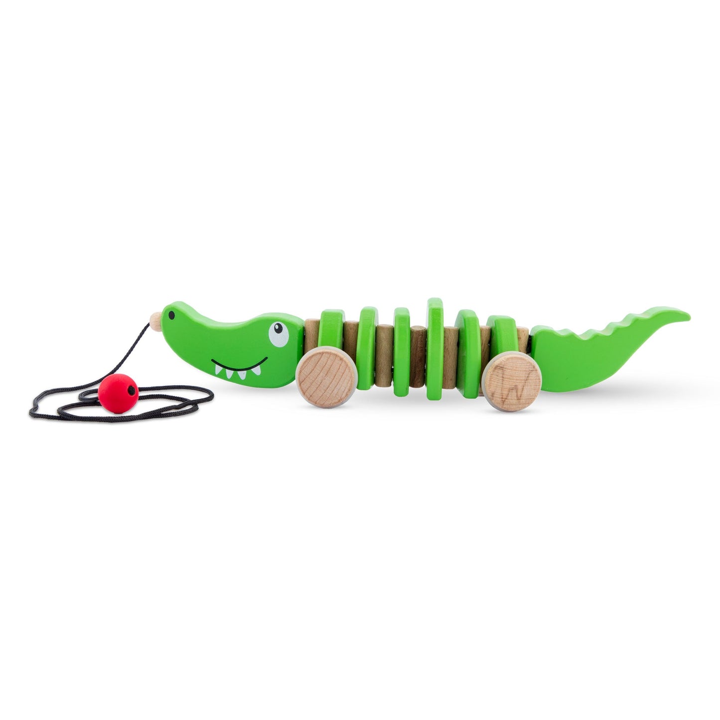 Buy Wooden Crocodile Pull Along Toy - SkilloToys