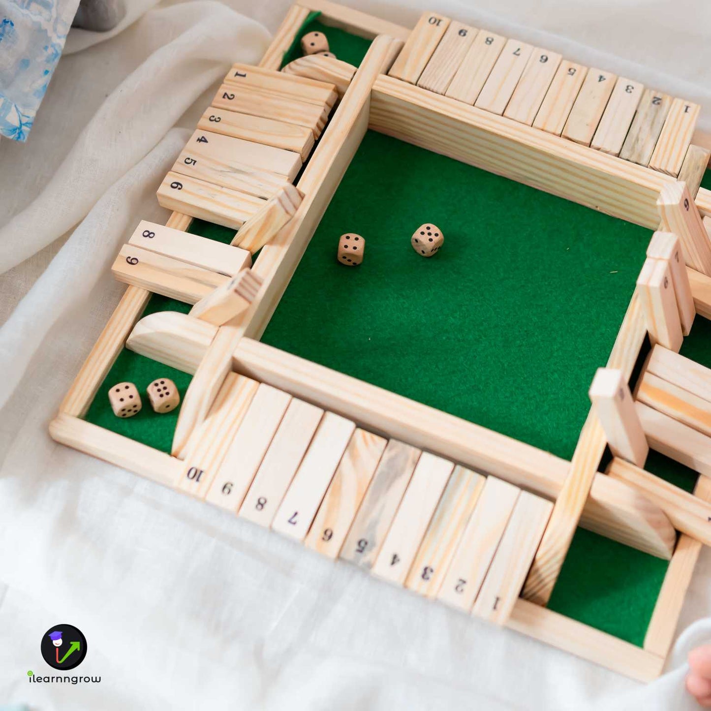 Buy Wooden Shut the Box Game - SkilloToys.com