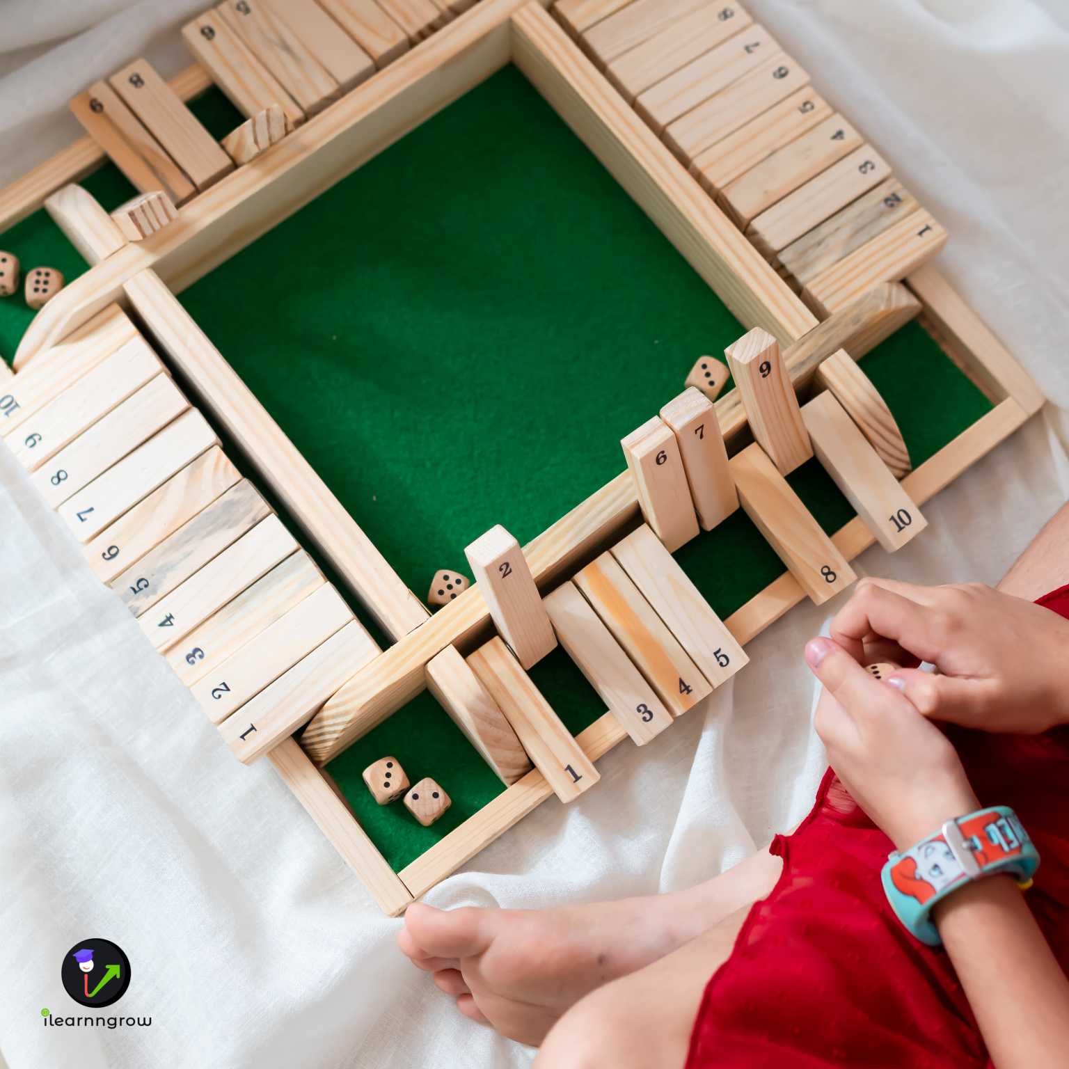 Buy Wooden Shut the Box Game - SkilloToys.com