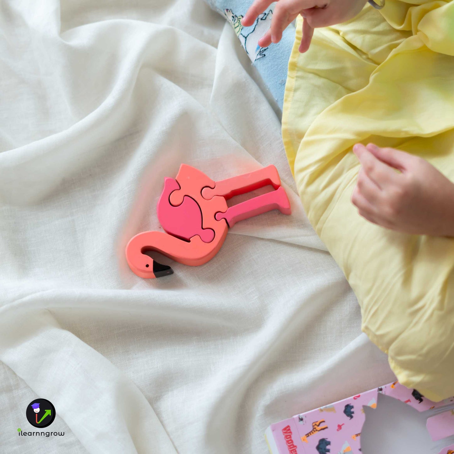 Buy Flamingo Bird Wooden Puzzle Toy - SkilloToys.com