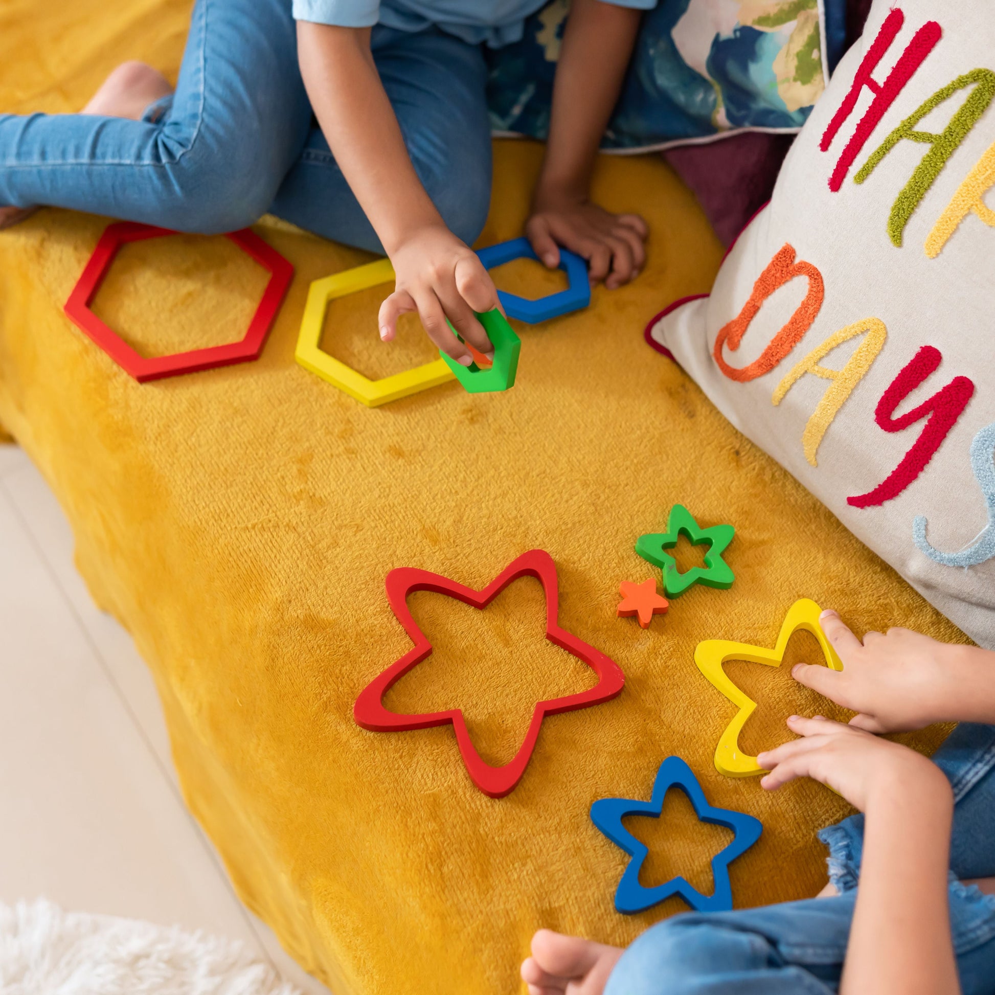 Buy Hexagon Size and Shape Sorter Puzzle - SkilloToys.com