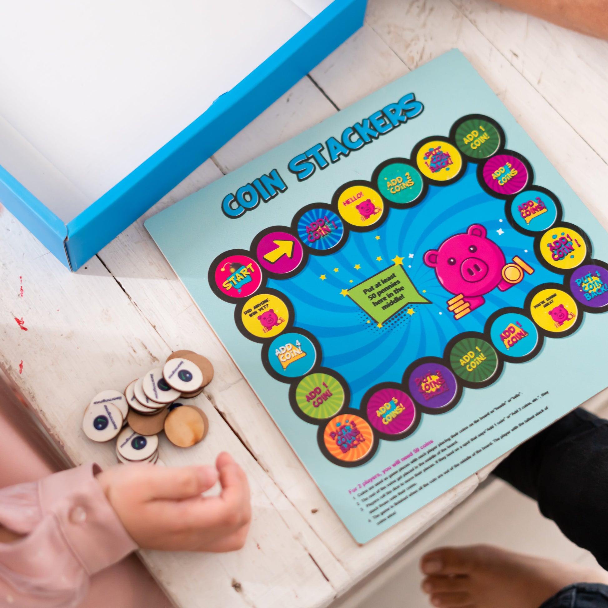 Buy Coin Stacker Activity Board Game - SkilloToys.com