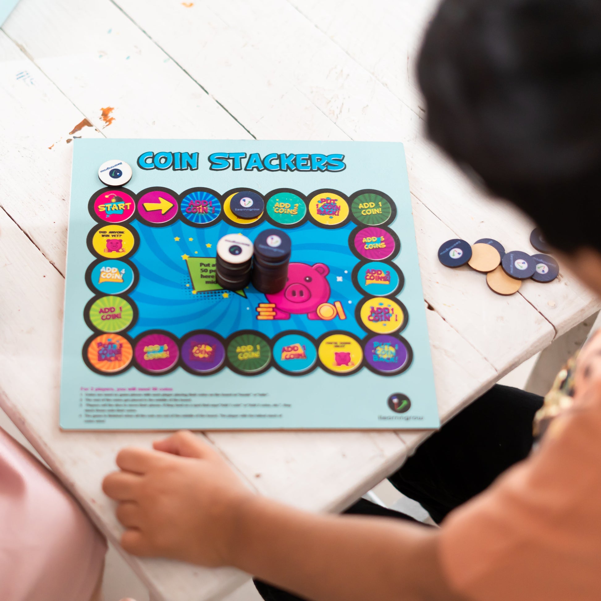 Buy Coin Stacker Activity Board Game - SkilloToys.com