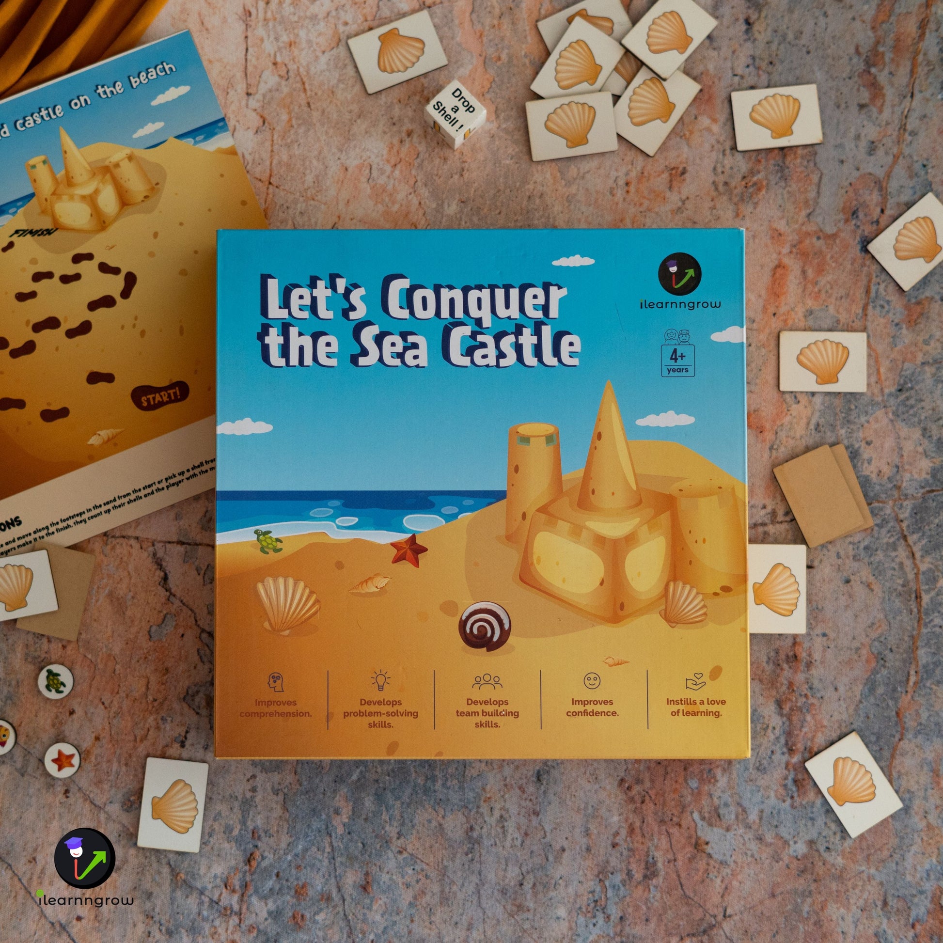 Buy Lets Conquer The Sand Castle Activity Board Game - SkilloToys.com
