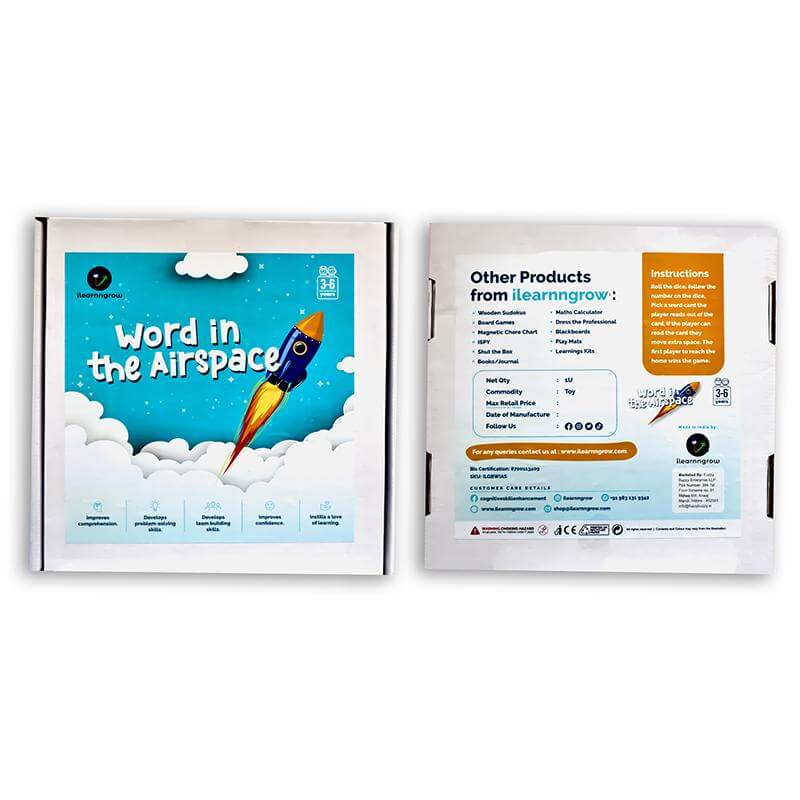 Buy Words in the Air Space Actiivity Board Game - SkilloToys.com