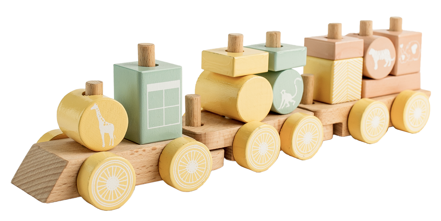 Buy Multi Play Use Wooden Choo-Choo Train Set Online - SkilloToys.com