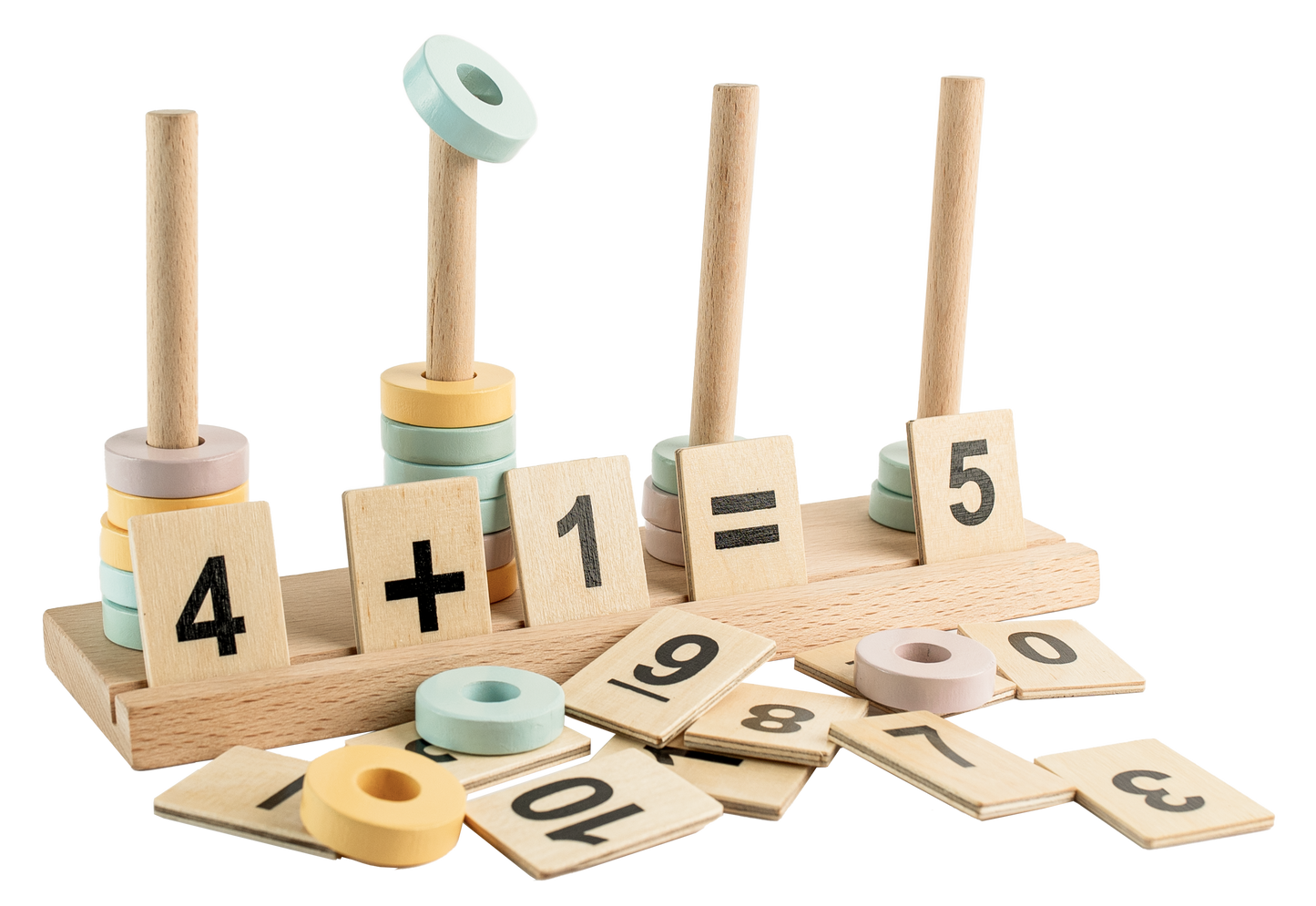 Buy Genius Abacus Counting Learning Stacker Board - Level 1 Online - SkilloToys.com