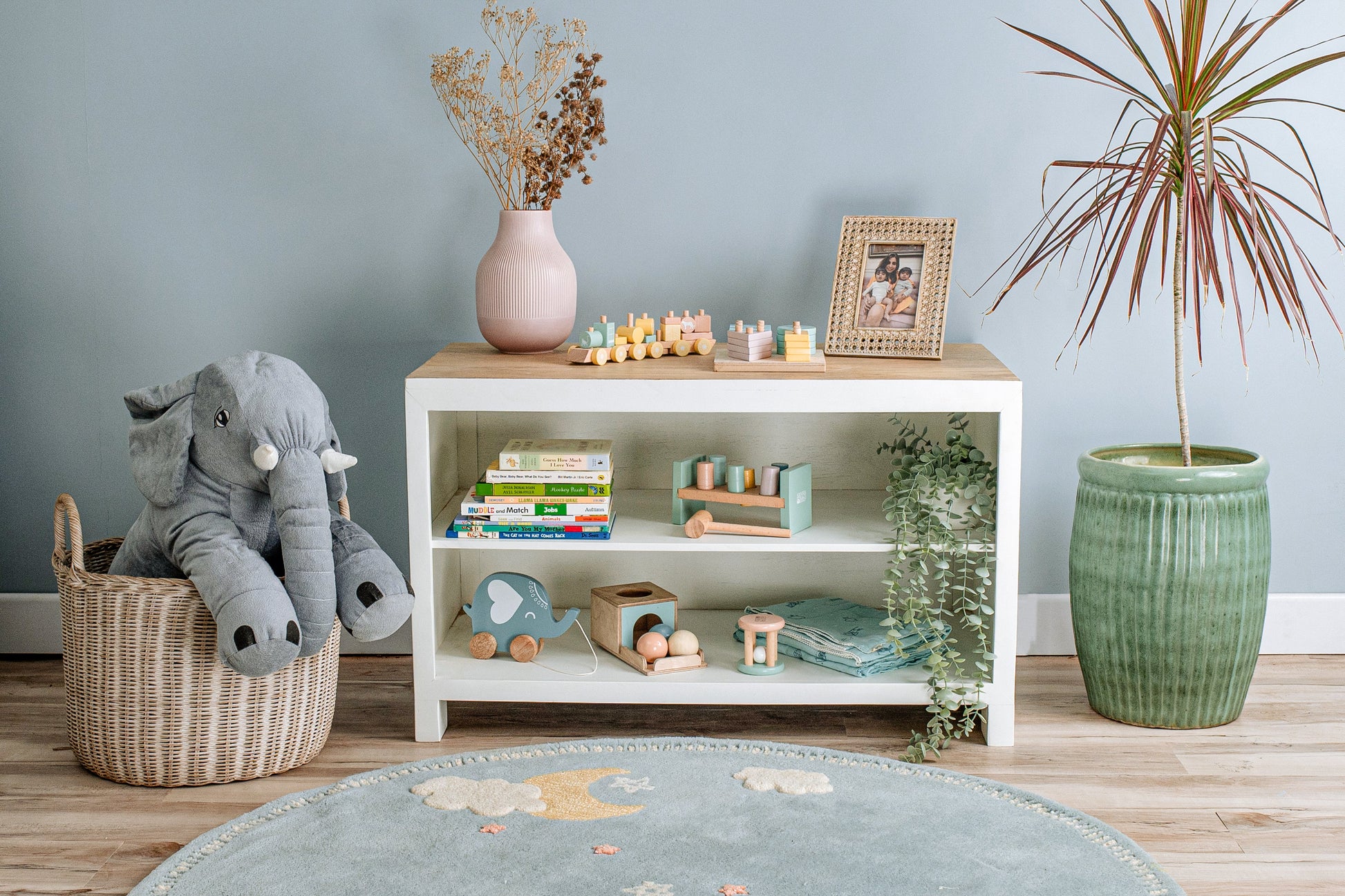 Buy Montessori Wooden Storage Unit - White Duco Online - SkilloToys.com