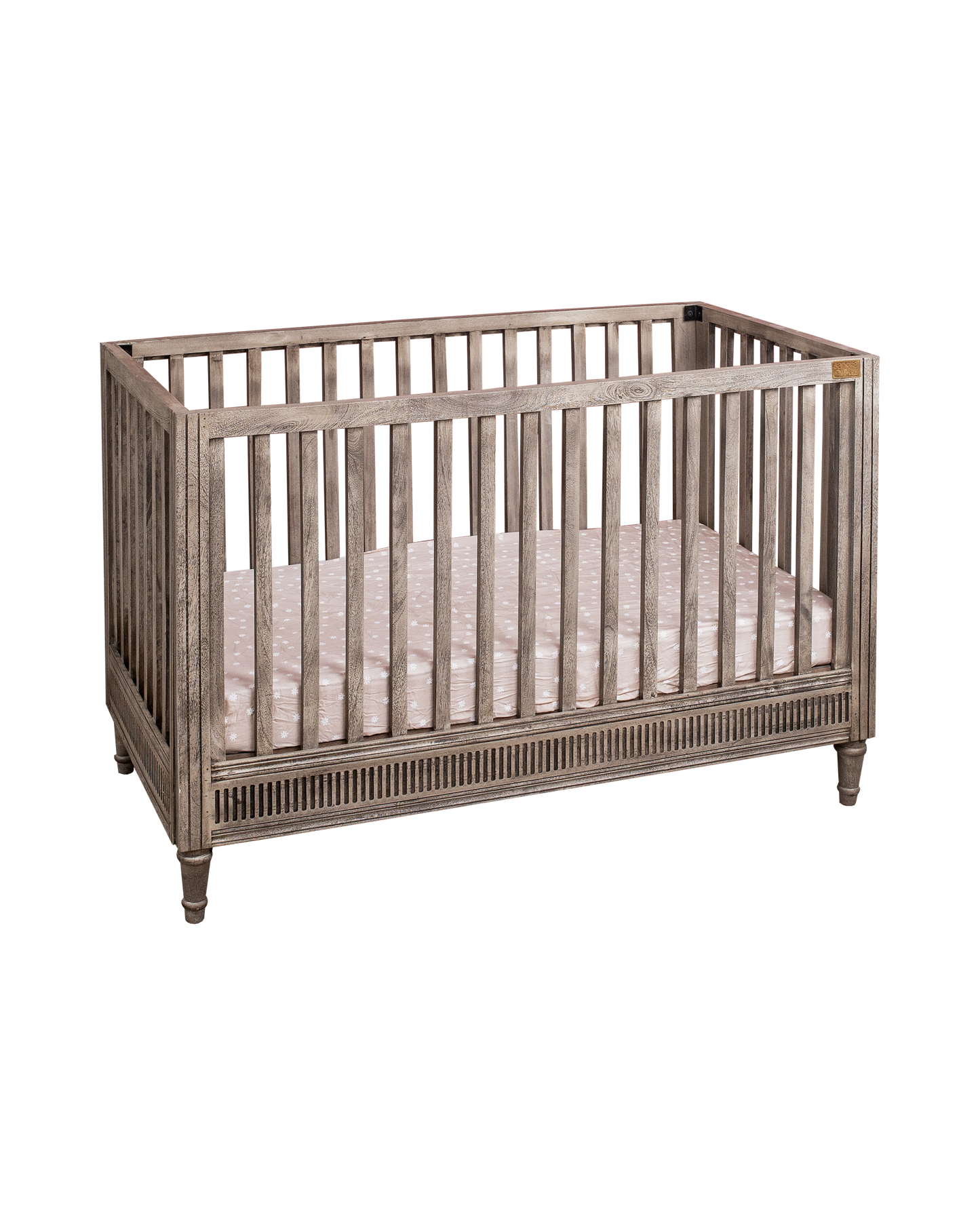 Buy Wooden Baby Cot - Ash Grey Online - SkilloToys.com