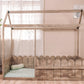Buy Toddler Wooden House Bed - Ash Grey Online - SkilloToys.com