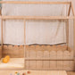 Buy Toddler Wooden House Bed - Oat Finish Online - SkilloToys.com