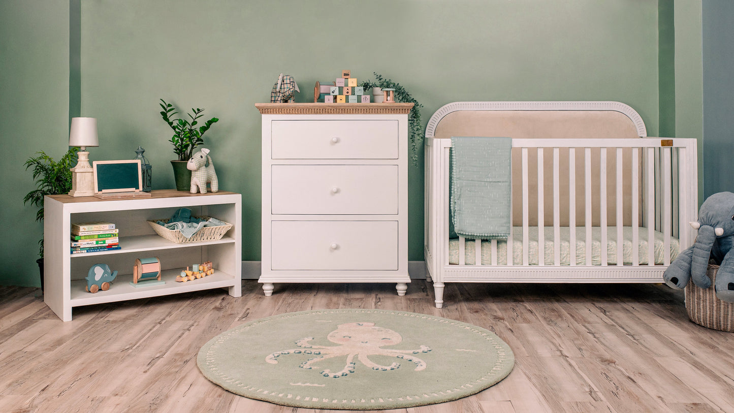 Buy Wooden Baby Cot With Headboard - White Duco Online - SkilloToys.com