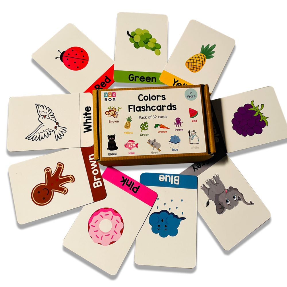 Buy Colors Flashcards (Pack of 32 Cards) SkilloToys.com