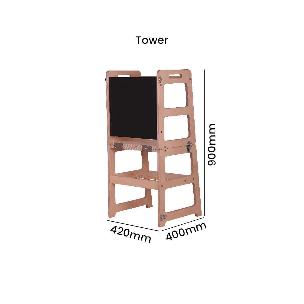 Kitchen Learning Tower - with Black Board