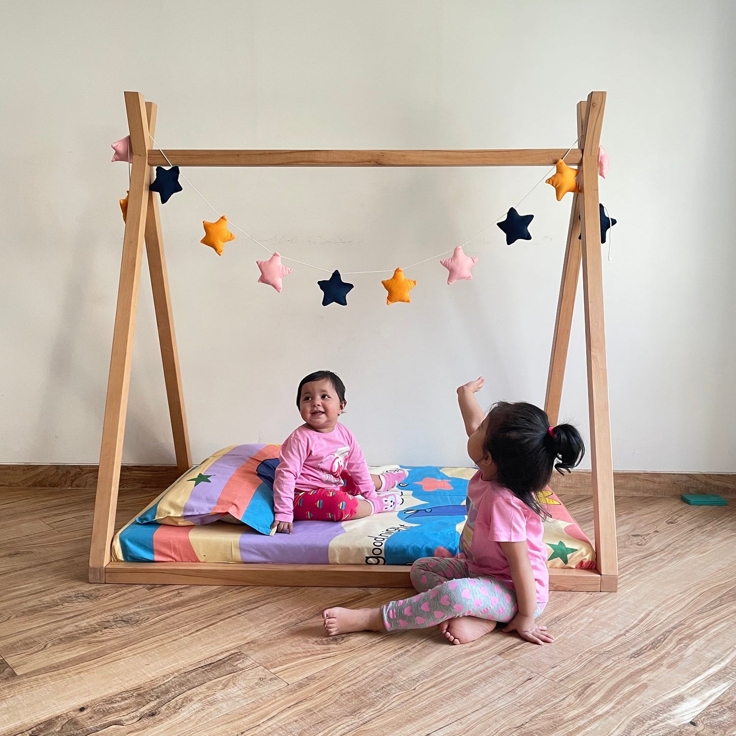 Buy Wooden Montessori Floor Bed - SkilloToys.com