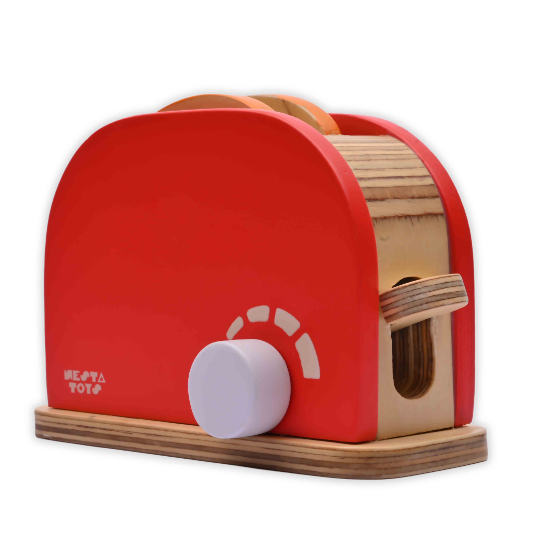 Buy Wooden Bread Pop-up Toaster Pretend Play Toy - SkilloToys.com