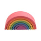 Wooden Rainbow Stacker for Kids