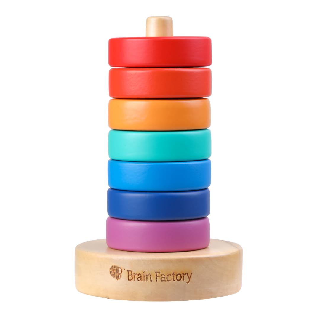 Buy Wooden Rainbow Stacking Toy - SkilloToys.com