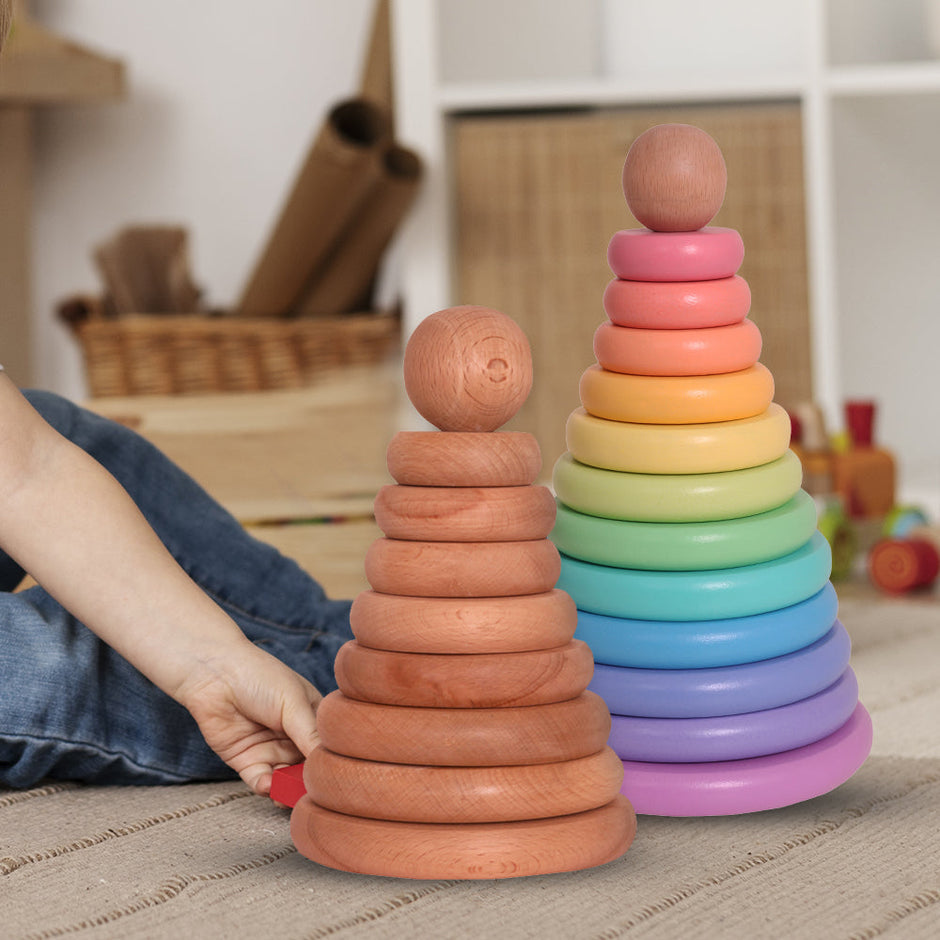 Buy Educational Wooden Stackers For Kids Online - SkilloToys.com