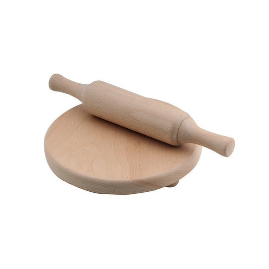 Wooden Rolling Pin & Board