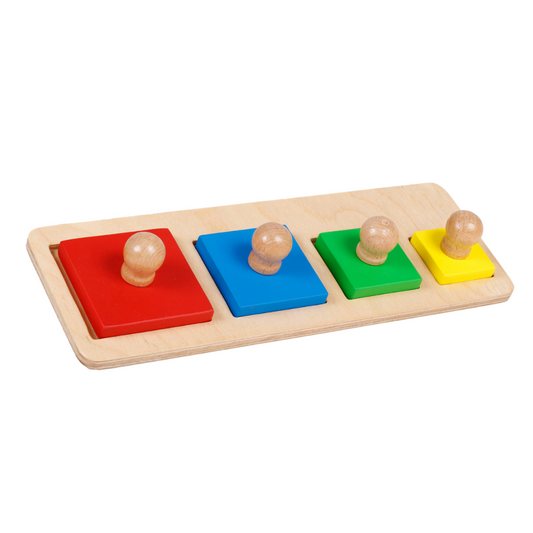 Buy Wooden Square Shapes Tray - SkilloToys.com